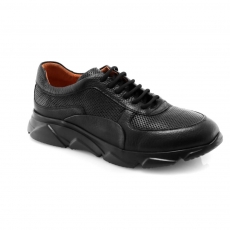 Black colour men moccasins