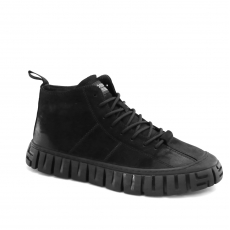 Black colour men  winter shoes