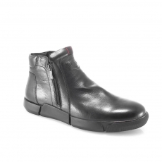 Black colour men winter shoes