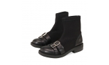 Black colour women ankle boots