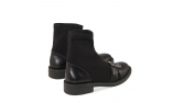 Black colour women ankle boots