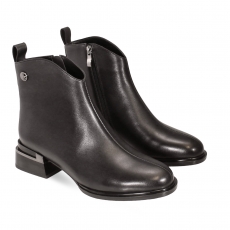 Black colour women ankle boots