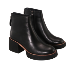 Black colour women ankle boots