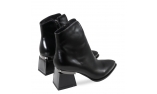 Black colour women ankle boots