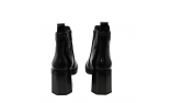 Black colour women ankle boots
