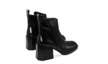 Black colour women ankle boots