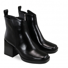 Black colour women ankle boots