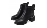 Black colour women ankle boots