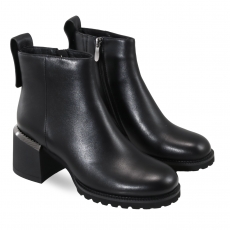 Black colour women ankle boots