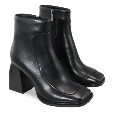 Black colour women ankle boots