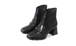 Black colour women ankle boots