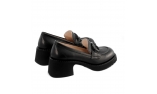 Black colour women court shoes