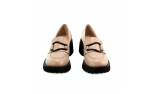 ivory colour women court shoes