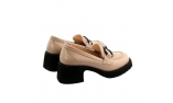 ivory colour women court shoes