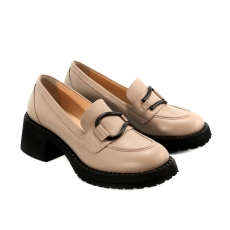 ivory colour women court shoes