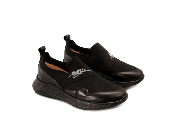 Black colour women court shoes