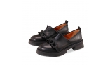 Black colour women court shoes