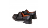 Black colour women court shoes