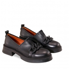 Black colour women court shoes