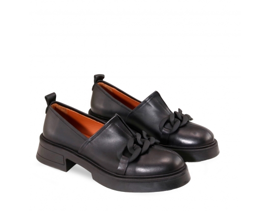 Black colour women court shoes