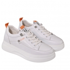 White colour women court shoes