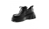 Black colour women court shoes