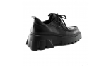 Black colour women court shoes