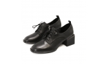 Black colour women court shoes