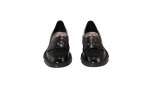 Black colour women court shoes