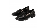 Black colour women court shoes