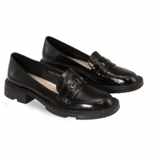 Black colour women court shoes