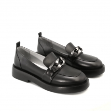 Black colour women court shoes