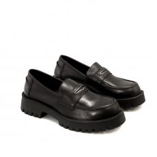 Black colour women court shoes