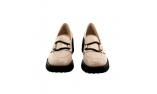 Brown colour women leisure shoes