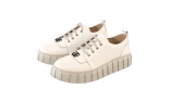 White colour women leisure shoes