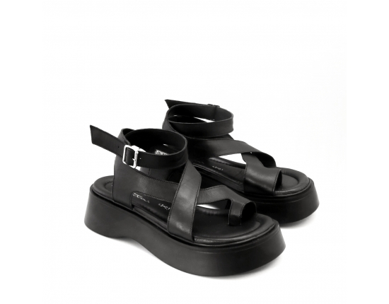 Black colour Women sandals