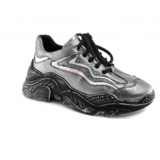 Grey colour women court shoes