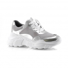 Grey colour women court shoes