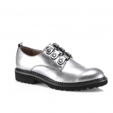 Grey colour women court shoes