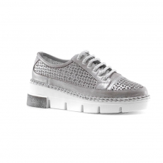 Grey colour women leisure shoes