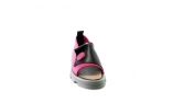 Red colour women open shoes