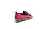 Red colour women open shoes