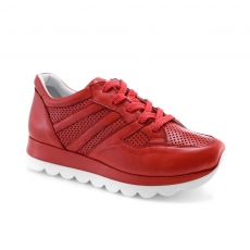 Red colour women leisure shoes