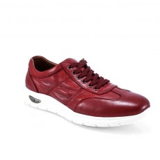 Red colour men moccasins
