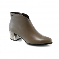 Brown colour women ankle boots