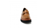 Brown colour women court shoes