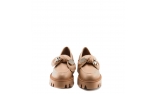 Brown colour women court shoes