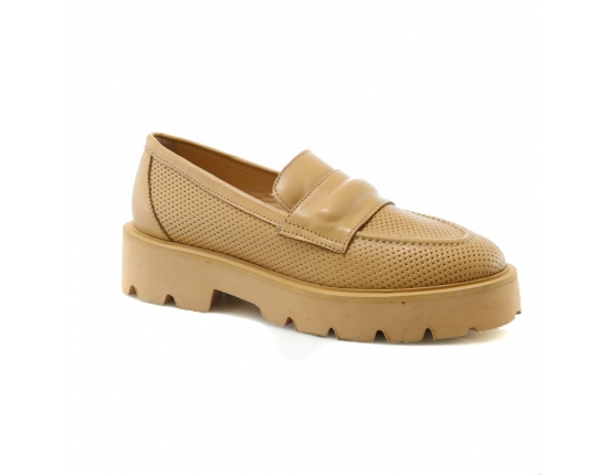 Brown colour women leisure shoes