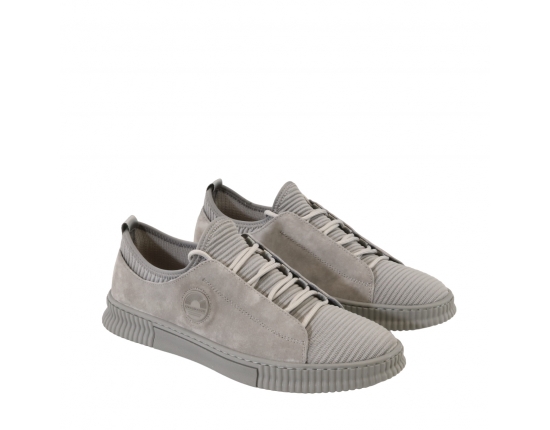 Grey colour men  classic shoes