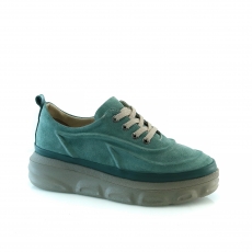 Green colour women court shoes